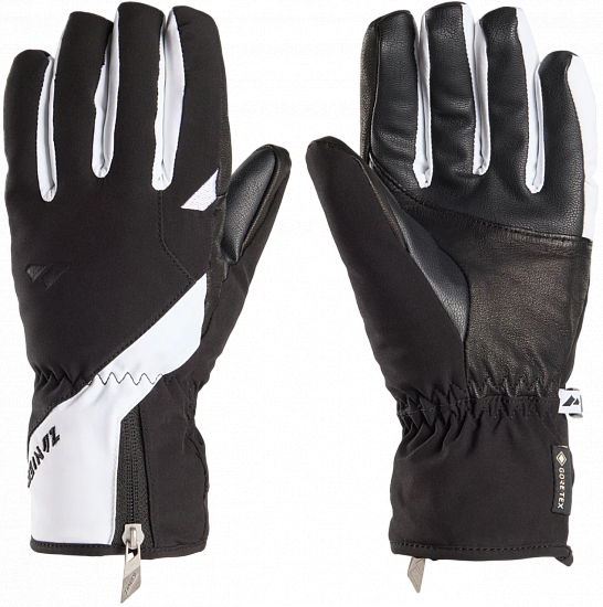 Перчатки женские Zanier Zurs Gtx Schwarz/Weiss - Фото 1 большая
