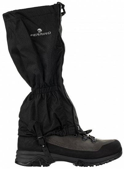 Гамаши Ferrino Zermatt Gaiters Black - Фото 1 большая