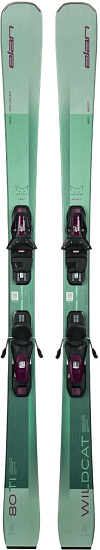 Горные лыжи женские Elan Wildcat 80 TI с креплениями SX EL 9 - Фото 1 большая