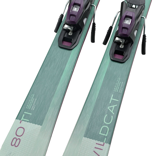 Горные лыжи женские Elan Wildcat 80 TI с креплениями SX EL 9 - Фото 4 большая