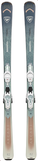 Горные лыжи женские Rossignol Arcade W 82 Xpress с креплениями Xpress W 11 Gw B83 White Almon - Фото 1 большая