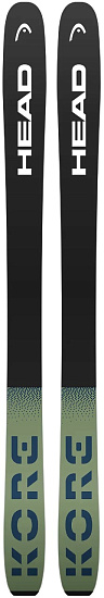 Горные лыжи Head Kore 106 Ti Black/Green - Фото 2 большая