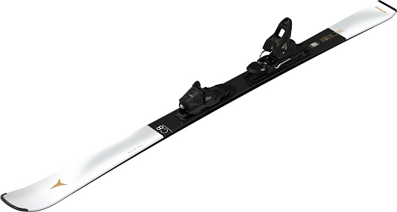 Горные лыжи женские Atomic Cloud C8 с креплениями M 10 Gw White/Black - Фото 3 большая