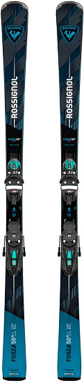 Горные лыжи Rossignol Forza 50 Cam Konect с креплениями Nx 12 Konect Gw B80 Black Blue - Фото 1 большая