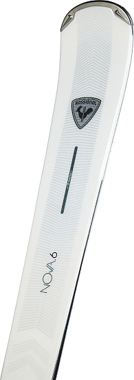 Горные лыжи женские Rossignol Nova 6 Xpress с креплениями Xpress W 11 Gw B83 Wht/Sparkle - Фото 3 большая