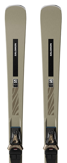 Горные лыжи женские Salomon E S/Max N°12 с креплениями MI12 GW F80 L - Фото 2 большая