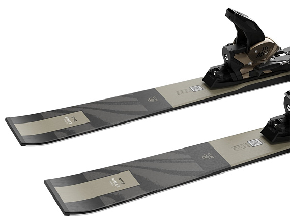 Горные лыжи женские Salomon E S/Max N°12 с креплениями MI12 GW F80 L - Фото 6 большая