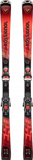 Горные лыжи Rossignol Hero Elite Mt Ti C.A.M. Konect с креплениями Nx 12 Konect Gw B80 Bk Hot Red - Фото 1 большая
