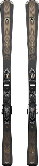 Горные лыжи женские Rossignol Nova 8 Xpress с креплениями Xpress W 11 Gw B83 Grey Bronze - Фото 1 большая