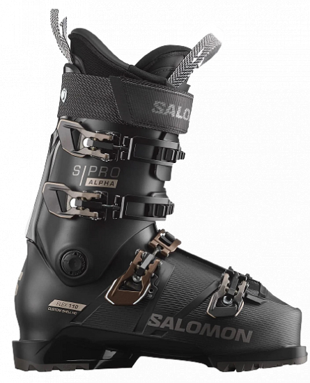 Горнолыжные ботинки Salomon S/Pro Alpha 110 GW Black/Titanium - Фото 1 большая