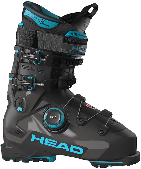Горнолыжные ботинки Head Edge 120 HV GW Boa Anthracite/Speed Blue - Фото 1 большая