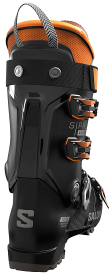 Горнолыжные ботинки мужские Salomon S/Pro Alpha 100 Gw Black/Dark Grey Met./Orange Tiger - Фото 2 большая