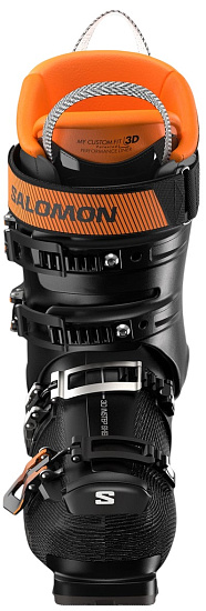 Горнолыжные ботинки мужские Salomon S/Pro Alpha 100 Gw Black/Dark Grey Met./Orange Tiger - Фото 3 большая
