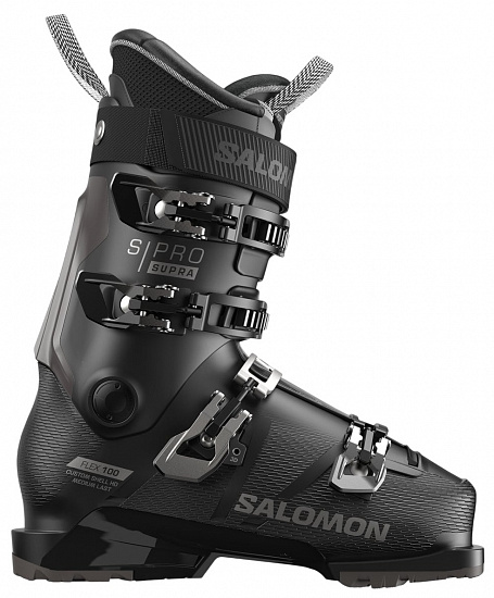 Горнолыжные ботинки мужские Salomon S/Pro Supra 100 Gw Black/Dark Grey Met./Black - Фото 1 большая