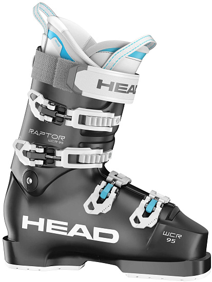 Горнолыжные ботинки женские Head Raptor Wcr 95 PV Anthracite - Фото 1 большая