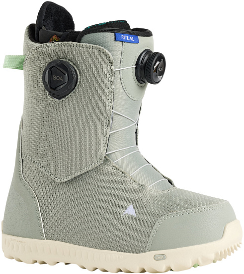 Сноубордические ботинки женские Burton Ritual Boa Talc Green - Фото 1 большая