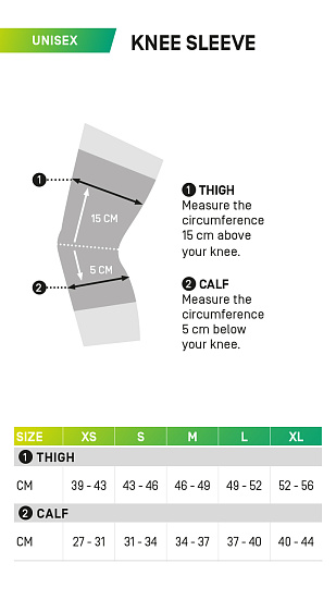 Коленный бандаж CEP CS152U Mid Support Compression Black - Фото 7 большая