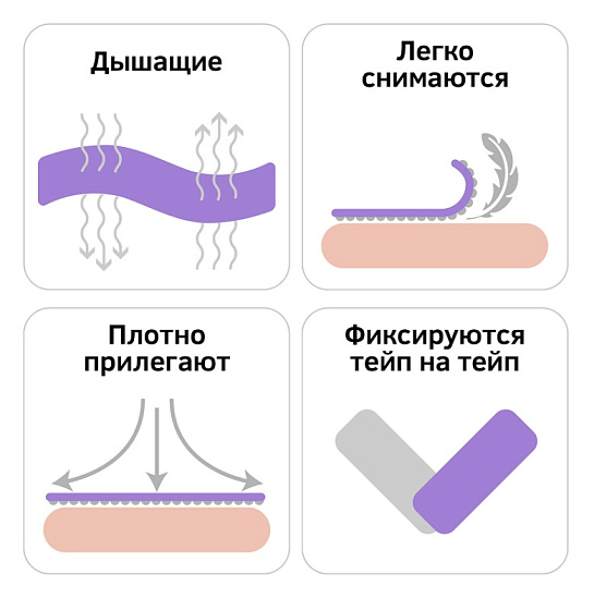 Кинезиотейп BBTape Super Soft 2,5см*5м 2 рулона Бежевый - Фото 2 большая