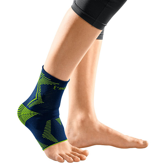 Бандаж голеностопный Medi 509E Levamed E+motion Deep Ocean/Green - Фото 1 большая