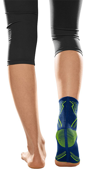 Бандаж голеностопный Medi 509E Levamed E+motion Deep Ocean/Green - Фото 3 большая