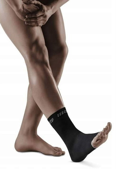 Компрессионная гетра на голеностоп CEP CS08U Mid Support Black/Grey - Фото 2 большая
