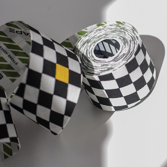 Кинезиотейп Ravetape Storm 5×5 Race on White - Фото 2 большая