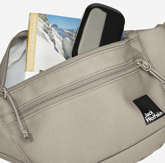 Поясная сумка Jack Wolfskin Konya Hipbag Stone - Фото 6 большая