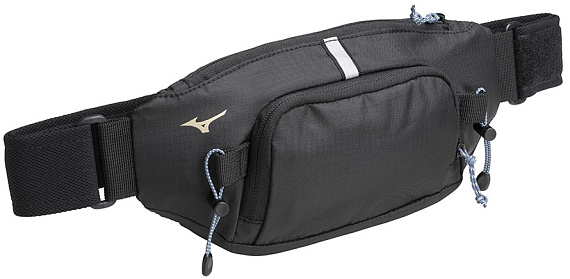 Поясная сумка Mizuno 2Way Waist Porch CR Black - Фото 1 большая