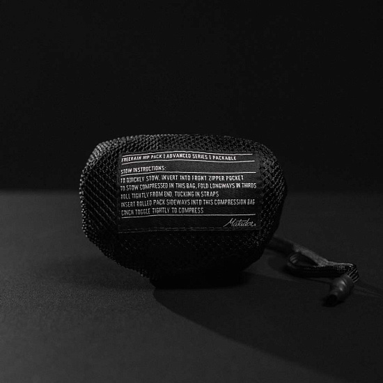 Поясная сумка Matador Freerain Hip 2L Black - Фото 20 большая