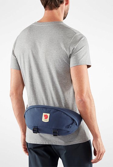 Поясная сумка Fjallraven Ulvo Hip Pack Large Black - Фото 2 большая