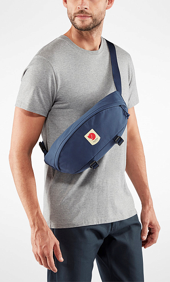 Поясная сумка Fjallraven Ulvo Hip Pack Large Black - Фото 3 большая