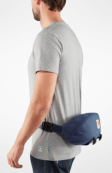 Поясная сумка Fjallraven Ulvo Hip Pack Large Black - Фото 4 большая