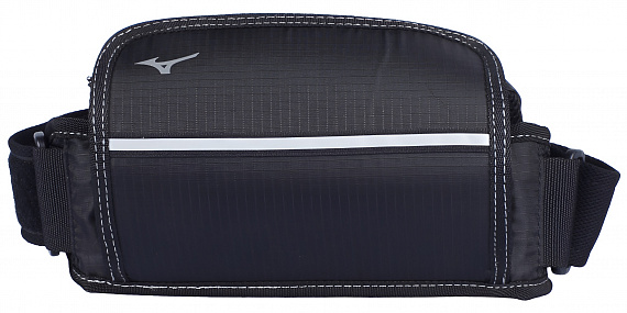 Поясная сумка Mizuno Bottle Waist Pouch Black - Фото 1 большая