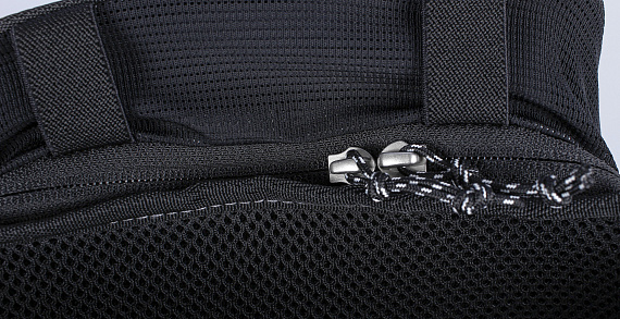 Поясная сумка Mizuno Bottle Waist Pouch Black - Фото 3 большая