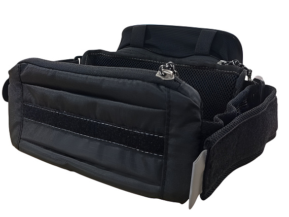 Поясная сумка Mizuno Bottle Waist Pouch Black - Фото 5 большая