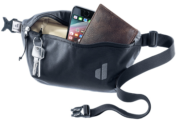 Поясная сумка Deuter Avengo 1.5 Black - Фото 2 большая