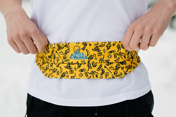 Поясная сумка Wonder Trail WBPYE Print Yellow - Фото 5 большая