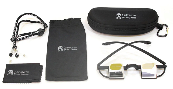 Очки для страховки Le Pirate Belay Glasses Model 3.1 Olive - Фото 4 большая