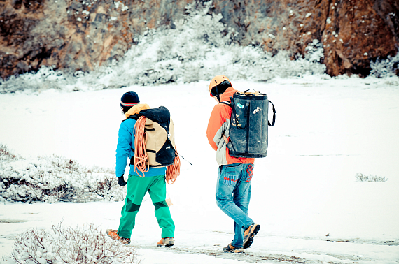 Рюкзак Kailas Cliff Haul 45L Black Red - Фото 7 большая