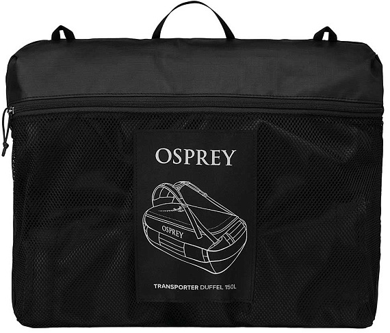 Баул Osprey Transporter 150 Raven Black/Black - Фото 5 большая