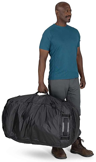 Баул Osprey Transporter 150 Raven Black/Black - Фото 9 большая