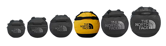 Баул The North Face Base Camp Duffel L Summit Gold/Tnf Black/NPF - Фото 7 большая