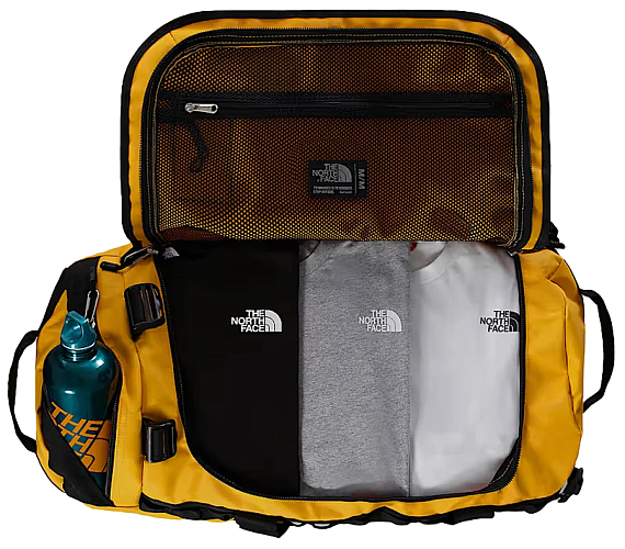 Баул The North Face Base Camp Duffel M Summit Gold/TNF Black/NPF - Фото 3 большая