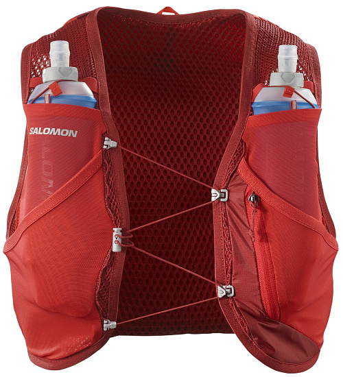 Рюкзак Salomon Active Skin 8 Set Red Dahlia/High Risk Red - Фото 2 большая