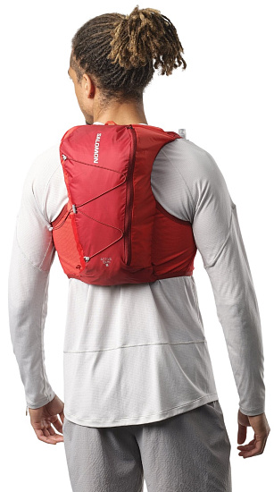 Рюкзак Salomon Active Skin 8 Set Red Dahlia/High Risk Red - Фото 4 большая