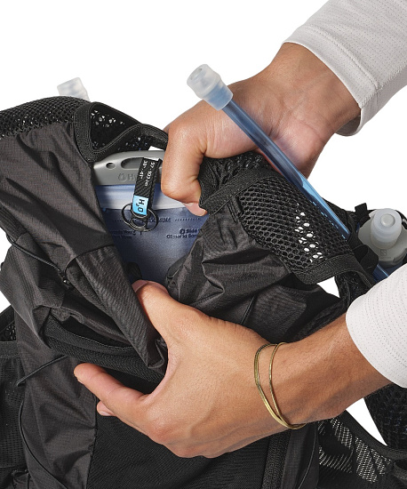 Рюкзак Salomon Active Skin 12 Set Black/Metal - Фото 3 большая