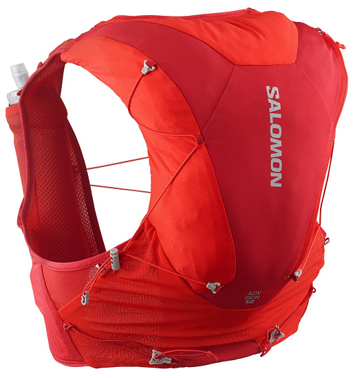Жилет Salomon Adv Skin 12 Set Flame Scarlet/Haute Red - Фото 1 большая
