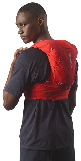 Жилет Salomon Adv Skin 12 Set Flame Scarlet/Haute Red - Фото 3 большая