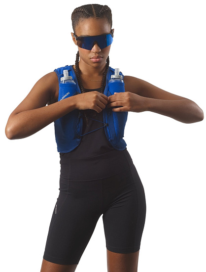 Жилет Salomon Adv Skin 5 Set Nautical Blue/Limoges - Фото 3 большая