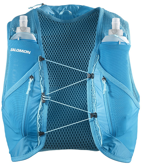Жилет Salomon Active Skin 12 Set Blue Danube/Blue Curacao - Фото 2 большая